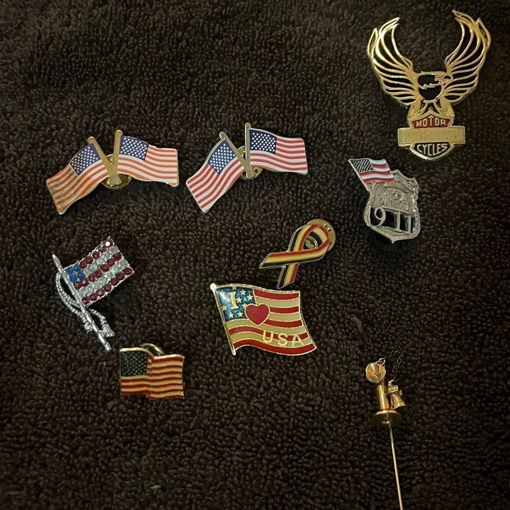 Assorted Vintage Pins and Badges